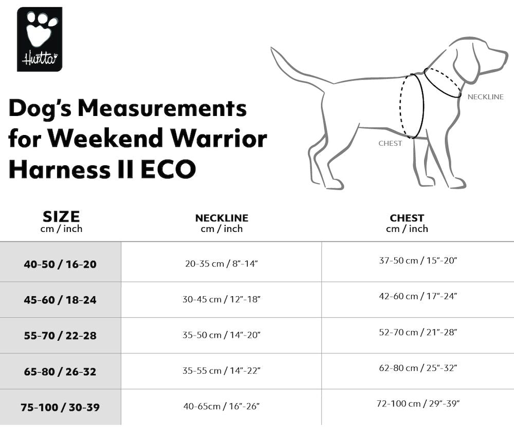 Hurtta - Weekend Warrior Harness II ECO *AUTUMN SALE*WHILE STOCKS LAST ONLY*