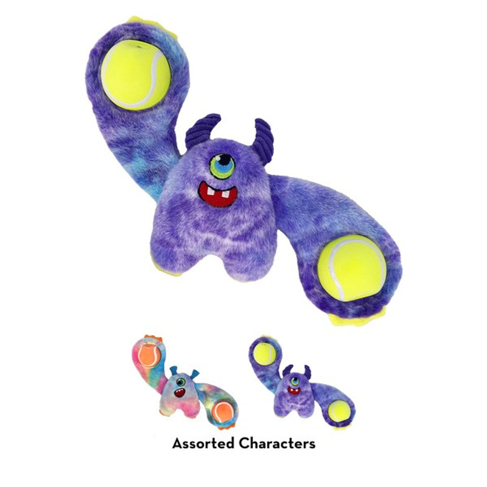 Stock image showing the colour variants of the KONG Woozles Monsters.