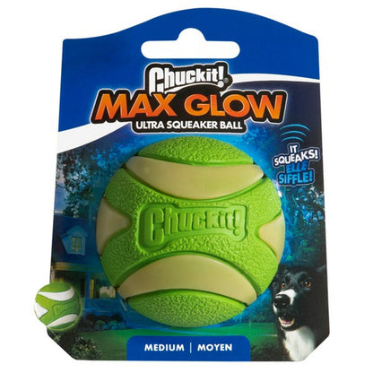 Chuckit! - Max Glow Ultra Squeaker Ball