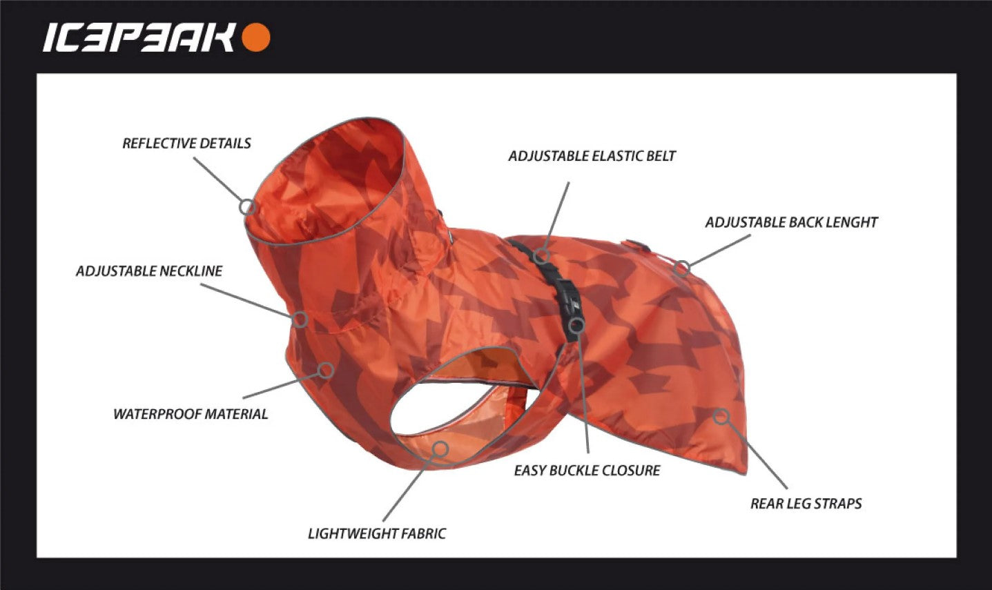 Icepeak - Sprint Raincoat *BLACK FRIDAY*