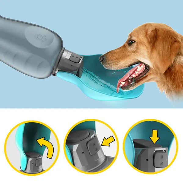 MDOG - Dog Water Bottle with Fold Out Bowl