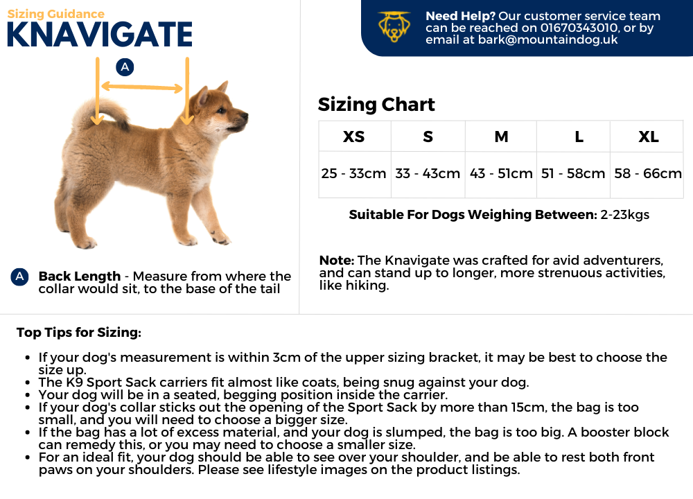 K9 sport online sack shiba inu