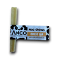 Small dog chew treat, with cow print packaging.