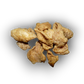 Pile of Chicken 'n Chips treats on a clear background.