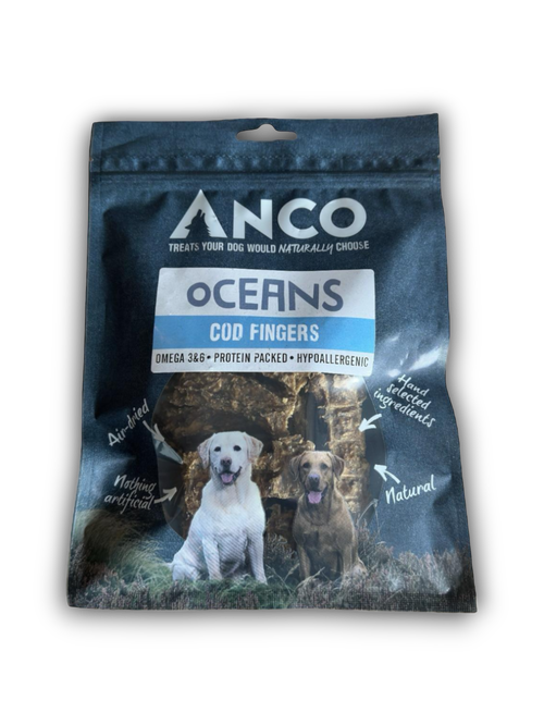 A studio image of the Anco Oceans Cod Fingers.