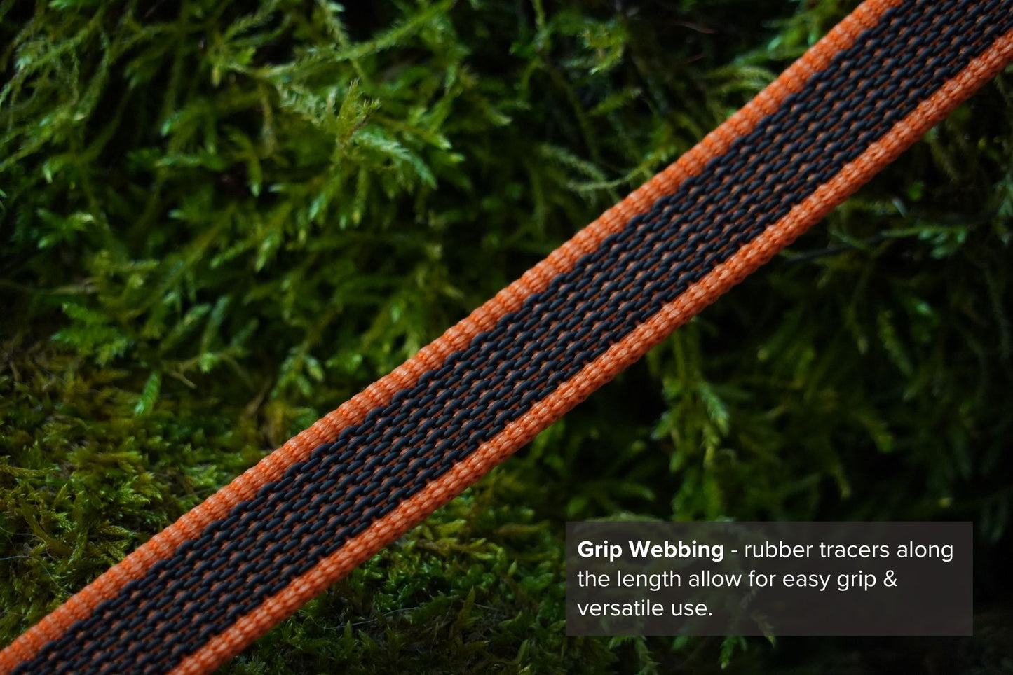 Up-close shot of the rubber tracers of the Grip Training Lead.