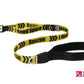 A stock image of the Signs Pro Lead with "I Need Space - Rescue" lettering. Yellow and black colours, with a handle and a carabiner.