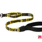 A stock image of the Signs Pro Lead with "I Need Space - Training" lettering. Yellow and black colours, with a handle and a carabiner.