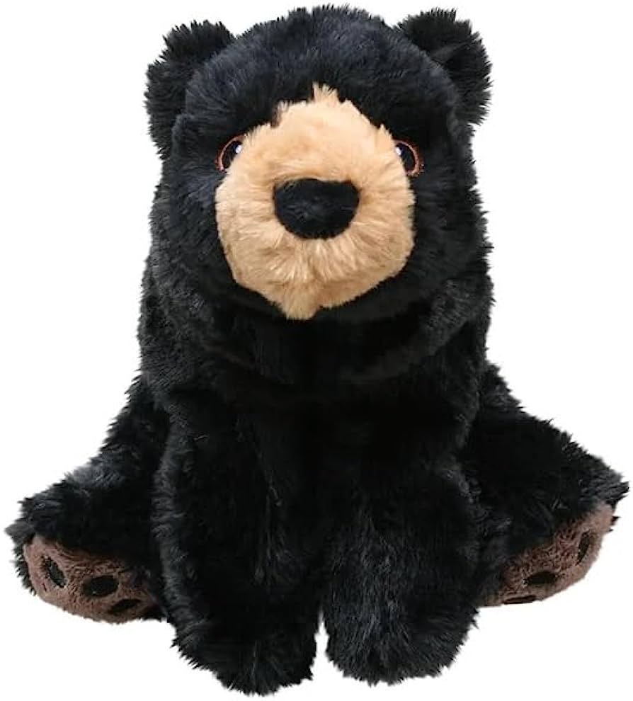 Stock image of the KONG Kiddos Comfort Animal Bear, against a white background.