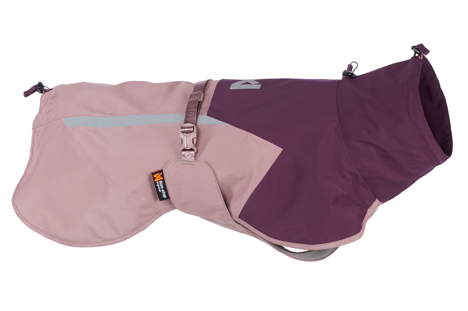 Stock image of the Fjord Jacket 2.0 with two-tone colours in Mauve, featuring reflective details.