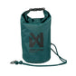 Stock image of the Multiuse Bag, a teal coloured, Non-stop branded bag, on a white background.