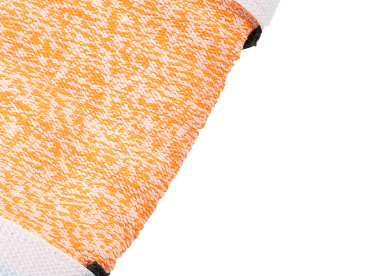 Close-up of the texture of the Protector Booties High on a white background.