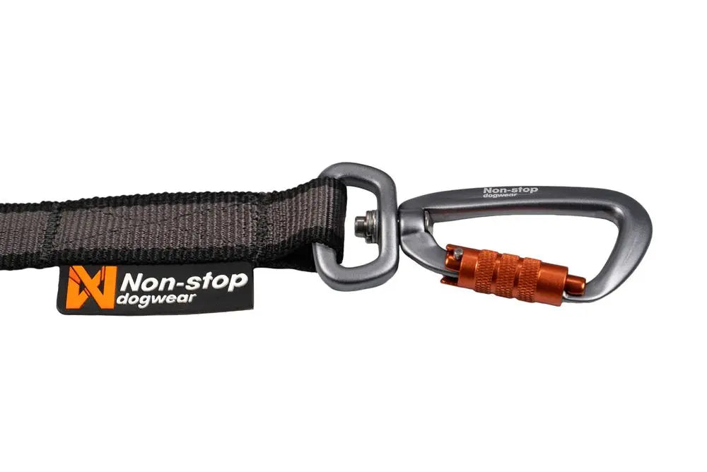 Stock image of the Touring Bungee Lead, showing the carabiner on one of the lead sizes.