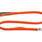 Stock image of the Front Range Lead in Blaze Orange, an everyday lead with a fading pattern along the length, against a white background.