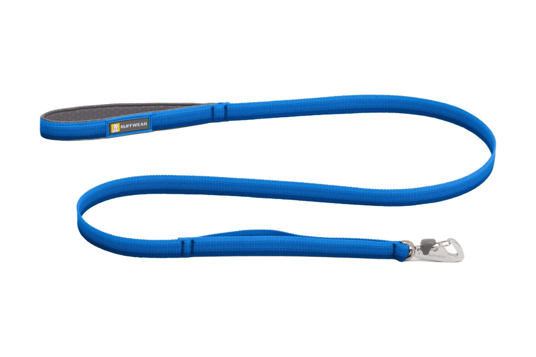 Stock image of the Front Range Lead in Blue Pool, an everyday lead with a fading pattern along the length, against a white background.