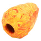 Stock image of the Salamander Orange Gnawt-a-Cone toy, a pinecone shaped toy with a hole in the bottom.