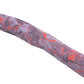 Stock image of the Gnawt-a-Stick in Purple Orchid, an irregular shape long toy, on a white background.