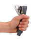 Stock image of the Hi & Light Lead in Basalt Grey, being held by a hand to show them packed down.