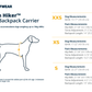 Sizing guidance for the Hitch Hiker Carrier.