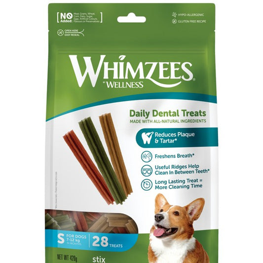 Whimzees Dental Treats on a white background.