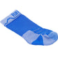 A singular Ruffwear Bark'n Boot Sock in Blue Pool.