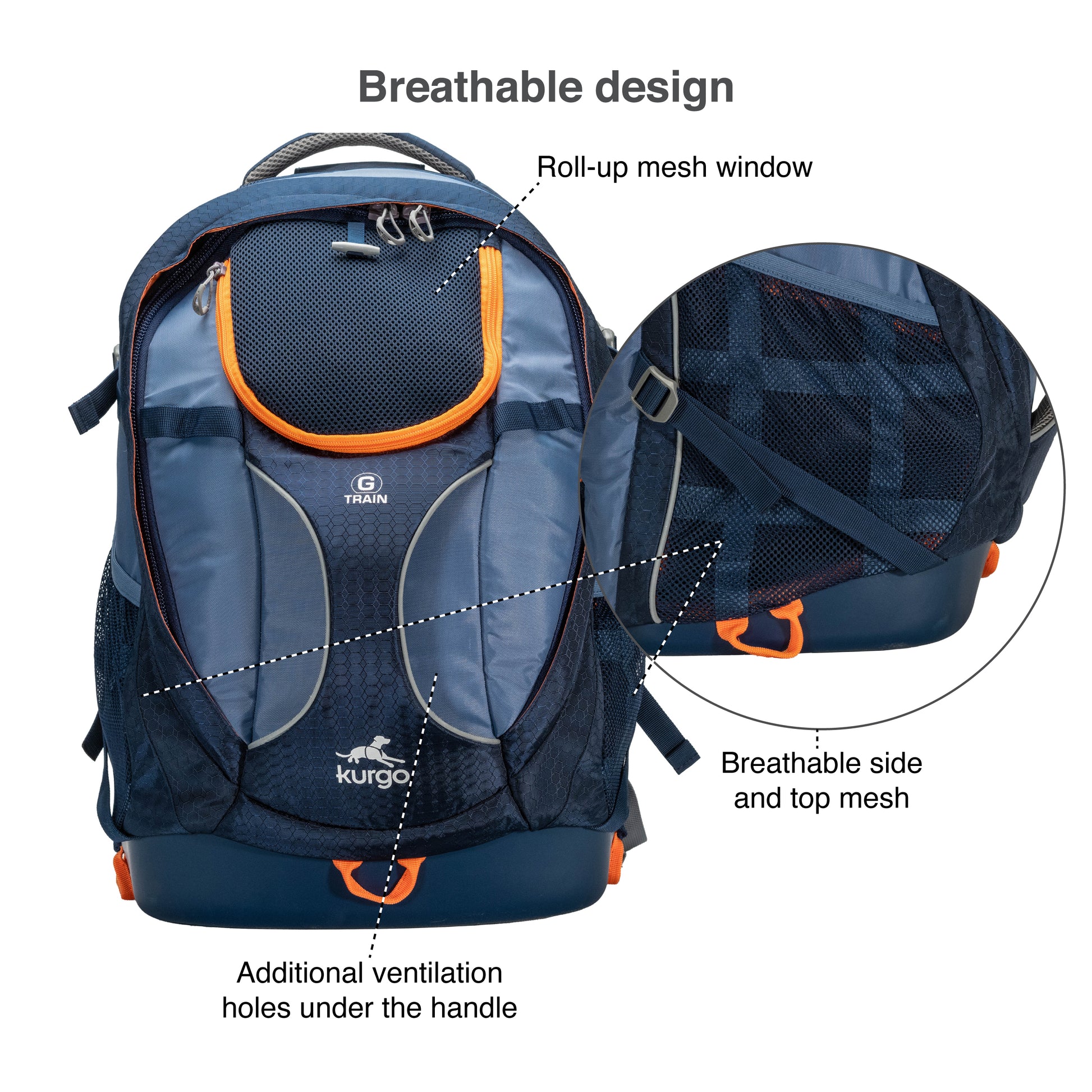 Kurgo - G-Train K9 Backpack v2 2 Colour Options