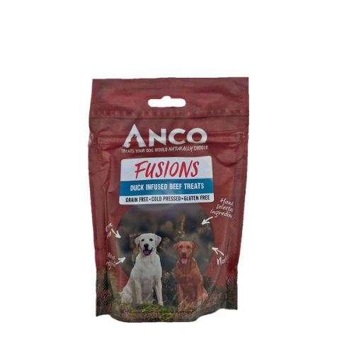 Anco Fusions Cold Pressed Treats - Beef & Duck 100g