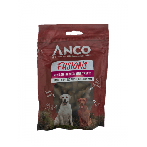 Anco Fusions Cold Pressed Treats - Beef & Venison 100g
