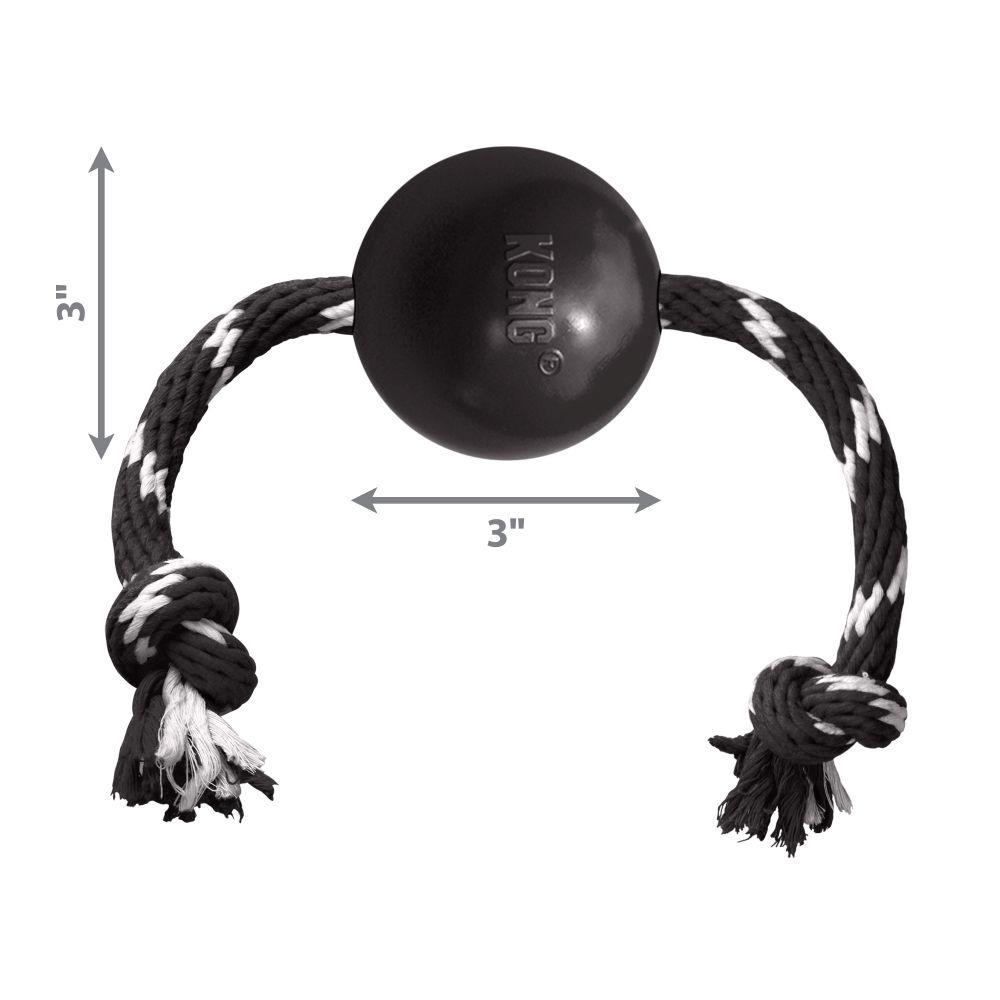 KONG - Extreme Ball with Rope Large