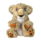 Stock image of the KONG Kiddos Comfort Animal Lion, against a white background.