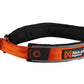 Stock image of the Cruise Collar, an orange collar, on a white background.