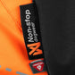 Details of the Glacier Jacket v2, showing the Non-stop branding.