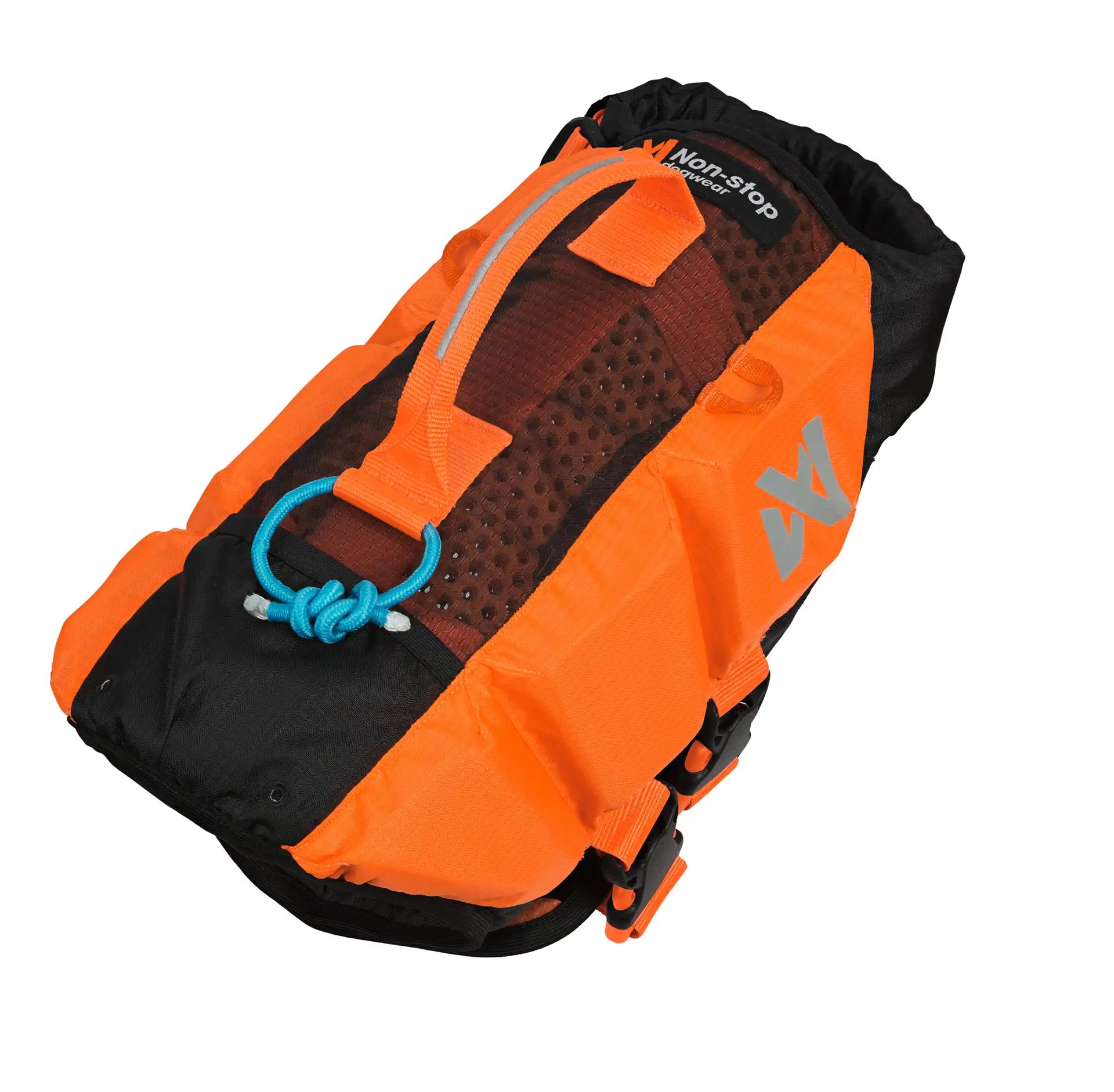 Stock image of the Protector Life Jacket, the top of the lifejacket against a white background.