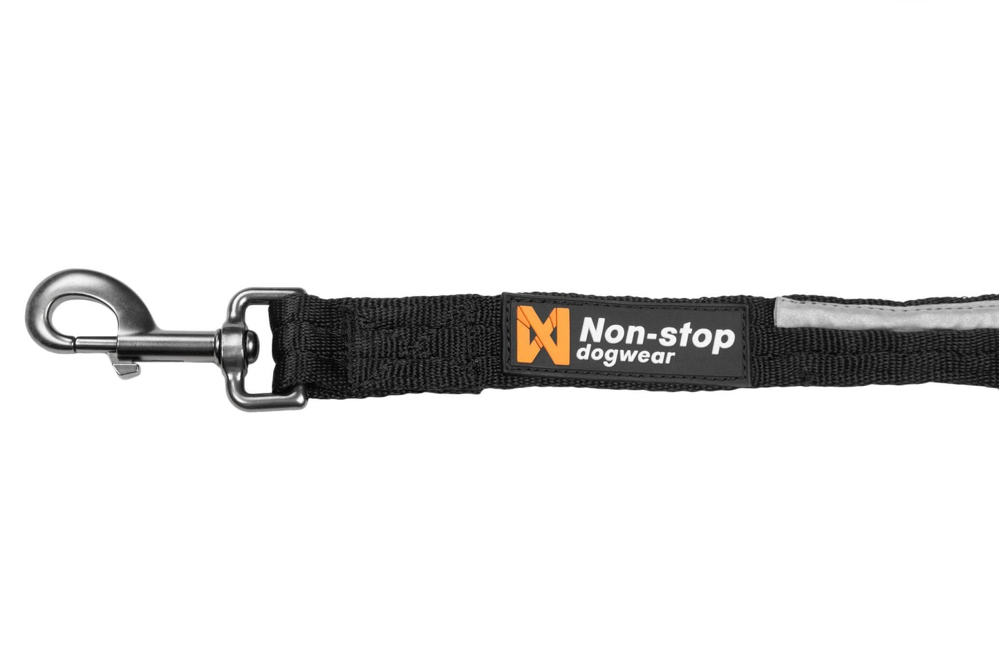 Stock image of the Strong Lead, showing the trigger clip, with Non-stop dogwear branding.