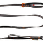 Stock image of the Touring Bungee Lead, on a white background, with Non-stop branding and a carabiner.