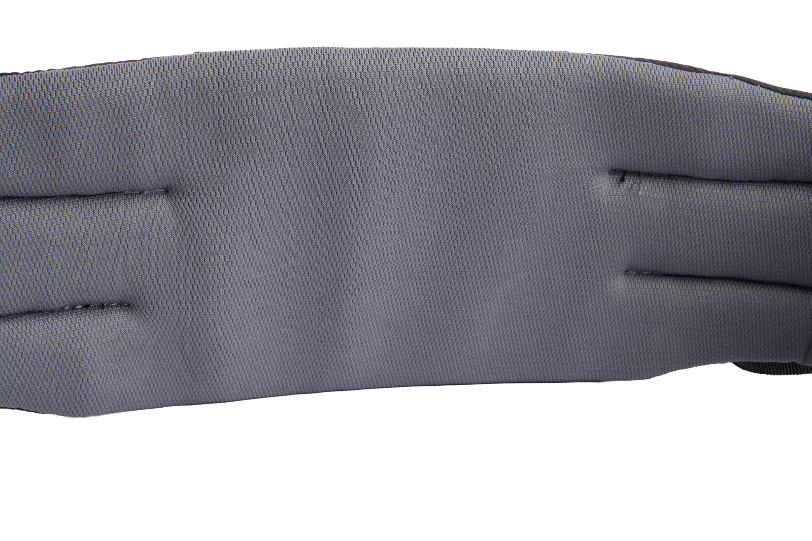 Stock image of the Trekking Belt 2.0, showing the padding of the belt on a white background.