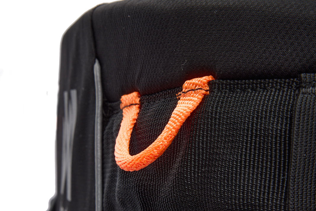 Stock image of the Trekking Belt 2.0, showing details of the belt on a white background.