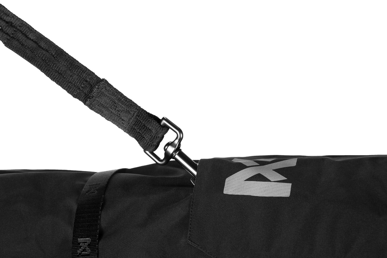 Stock image of lead fed through the lead portal of a jacket.