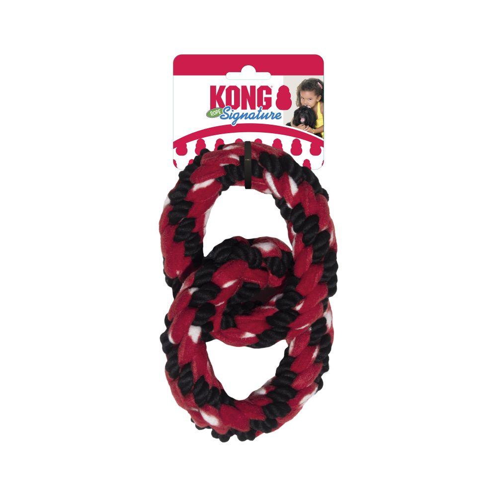 KONG - Signature Rope Double Ring Tug