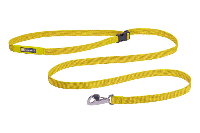 Ruffwear Flagline Leash in Lichen Green.